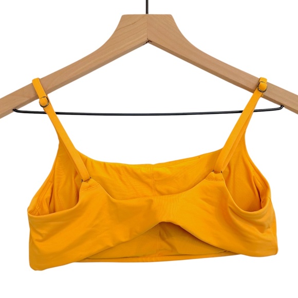 NWOT Athleta Scoop Bikini Top in Abyssinian Yellow Swimsuit - Picture 2 of 6